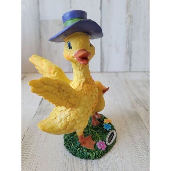 Radko celebrations spring duck baby mama flower figure collectible - Picture 6 of 8